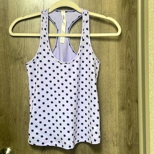Lululemon Athletica Racerback Tank High Noon Dot